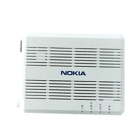 Modem branco Alcatel Lucent de Ftth Nokia GPON Ontário 1GE mim 010G para empresas de pequeno porte