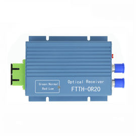 Portos de saída da fibra ótica Receiver2 Rf do Wdm de Ftth Catv AGC mini para o sistema de GEPON