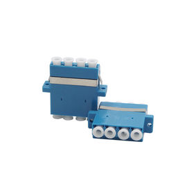 Adaptador da fibra ótica do LC do quadrilátero dos núcleos dos acessórios 4 da fibra ótica SM/MM/OM3