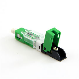 Tipo rápido do conector ESC250D da fibra verde do SC APC para o cabo pendente de 2,0 1.6mm